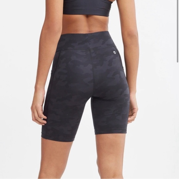 All Access x BANDIER Black Camo Biker Shorts - Picture 2 of 7